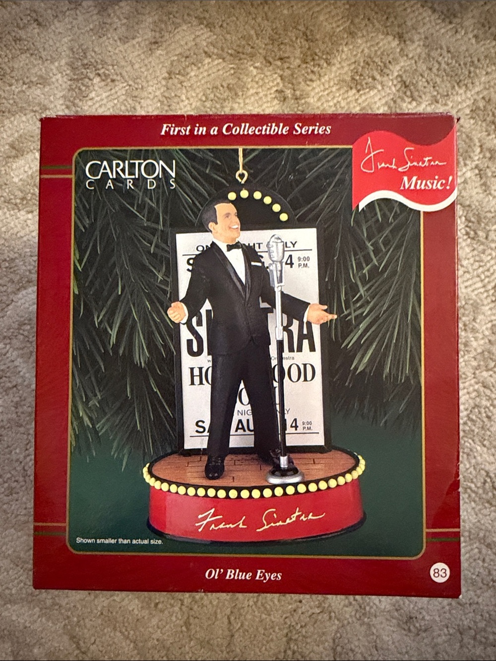 Carlton Cards Heirloom Collection Ornament - Ol' Blue Eyes - Frank Sinatra